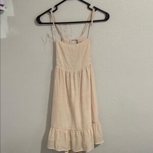 Love Tree Cream High Low Dress